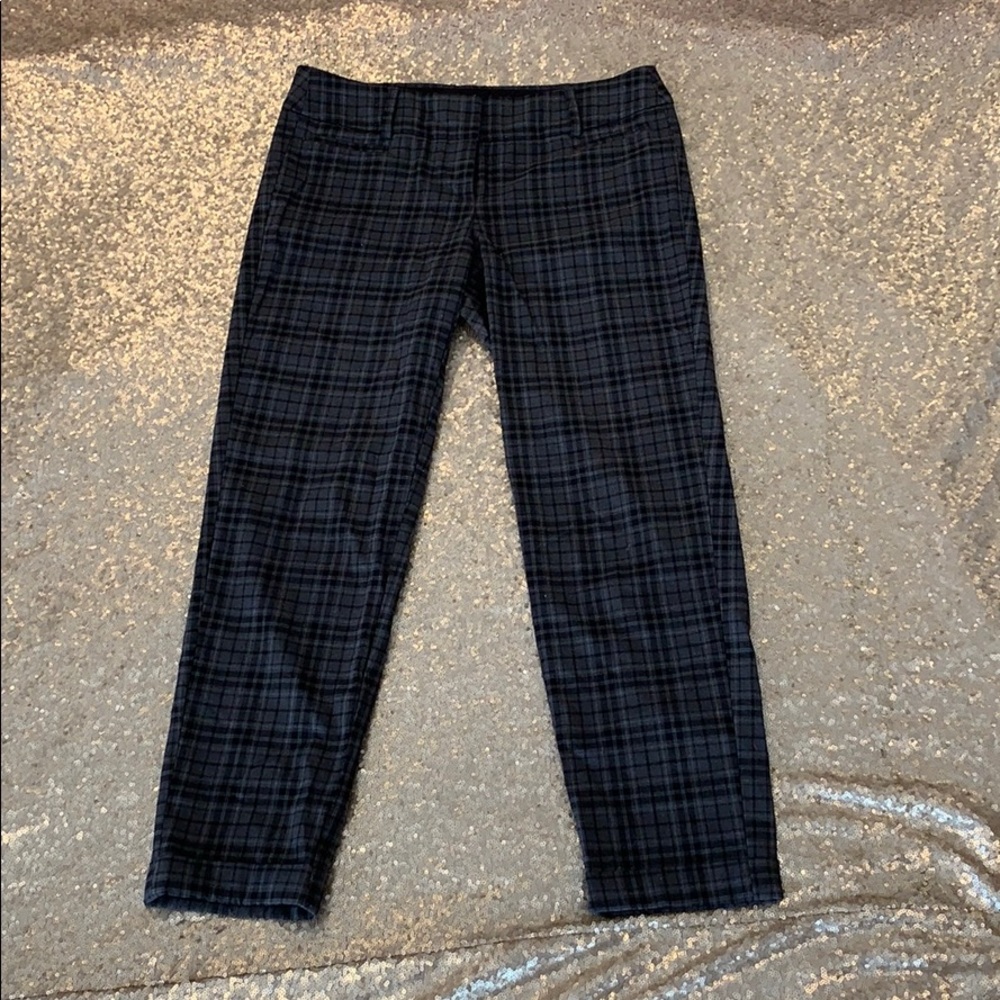 The Loft Plaid Marissa Style Dress Pants